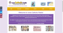 Desktop Screenshot of iowacatholicradio.com