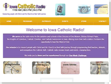 Tablet Screenshot of iowacatholicradio.com